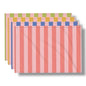 Lot de 4 sets de table Commères et Vieux Crabes (Only Stripes)
