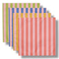 Serviettes de table Commères et Vieux Crabes (Only Stripes)