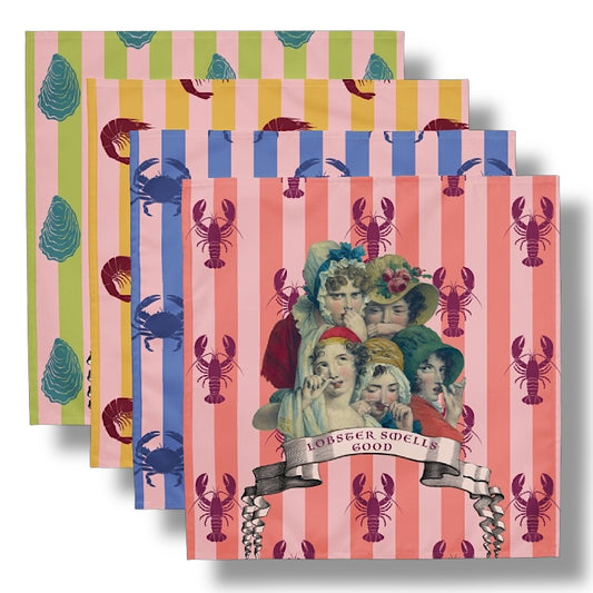 Serviettes de table Commères et Vieux Crabes